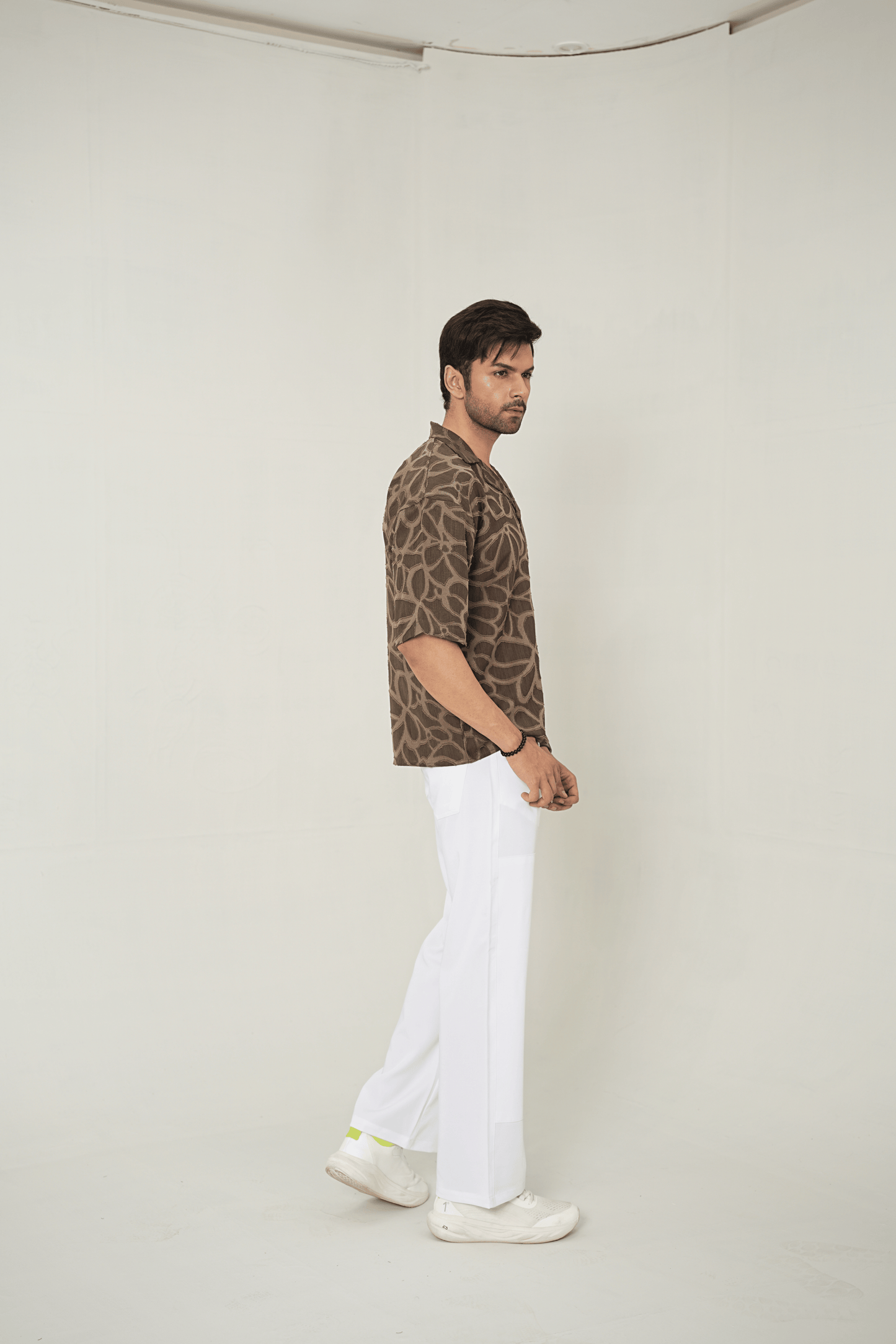 Earthy Cubist Cuban Resort Set – 2-Piece Co-ord