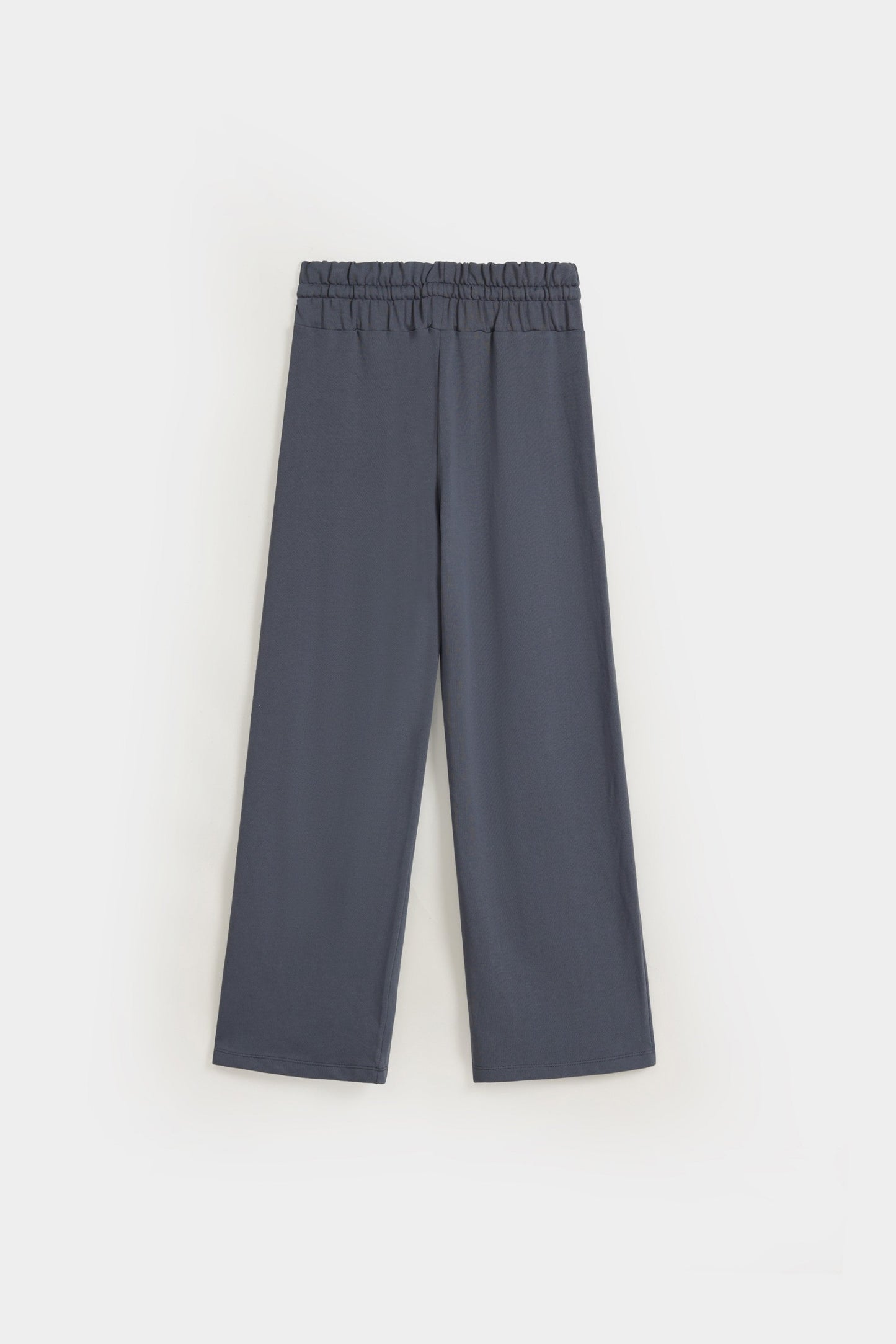Wide Leg Trousers With Front Seam