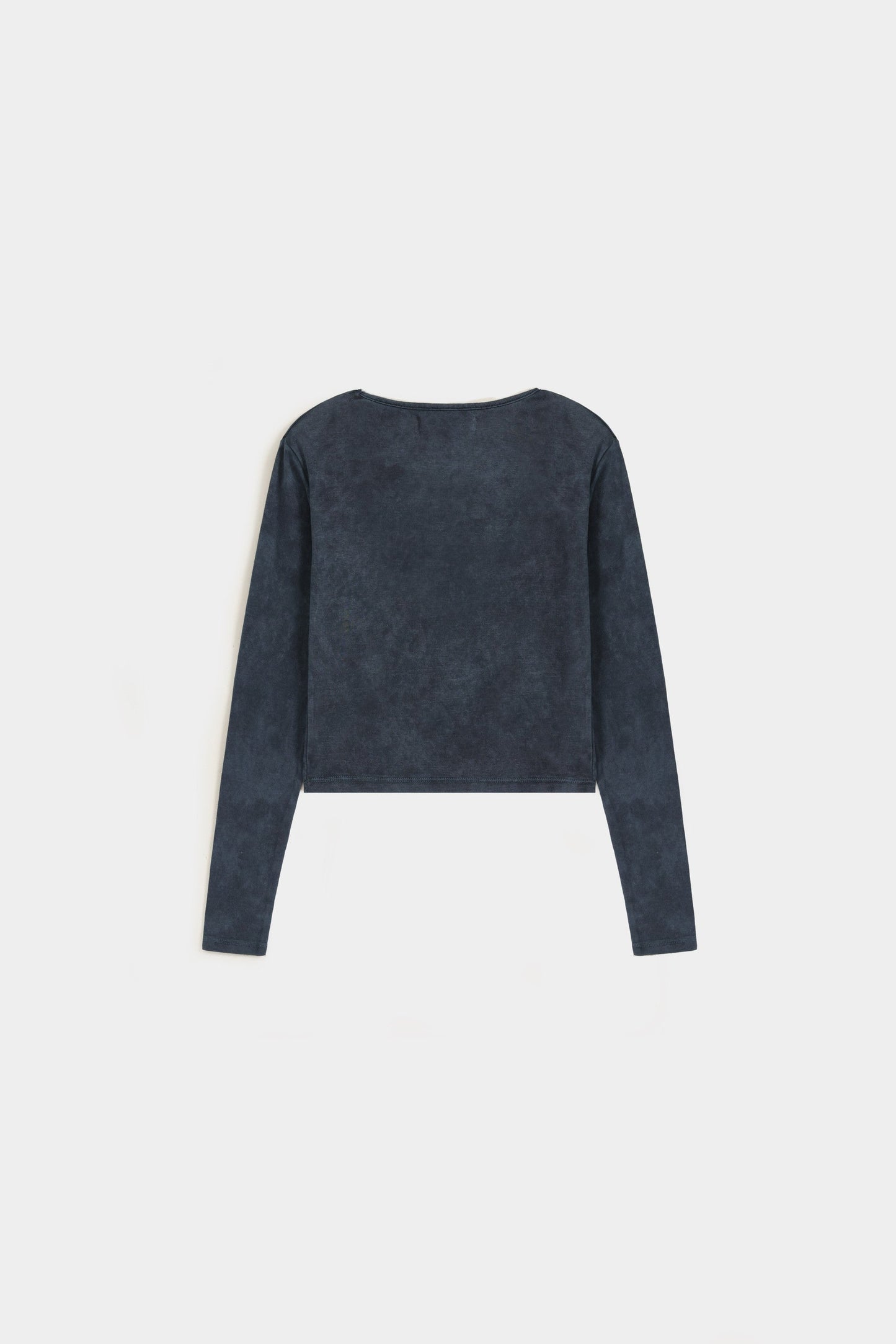 Super Cropped T-shirt With Washed-out Effect