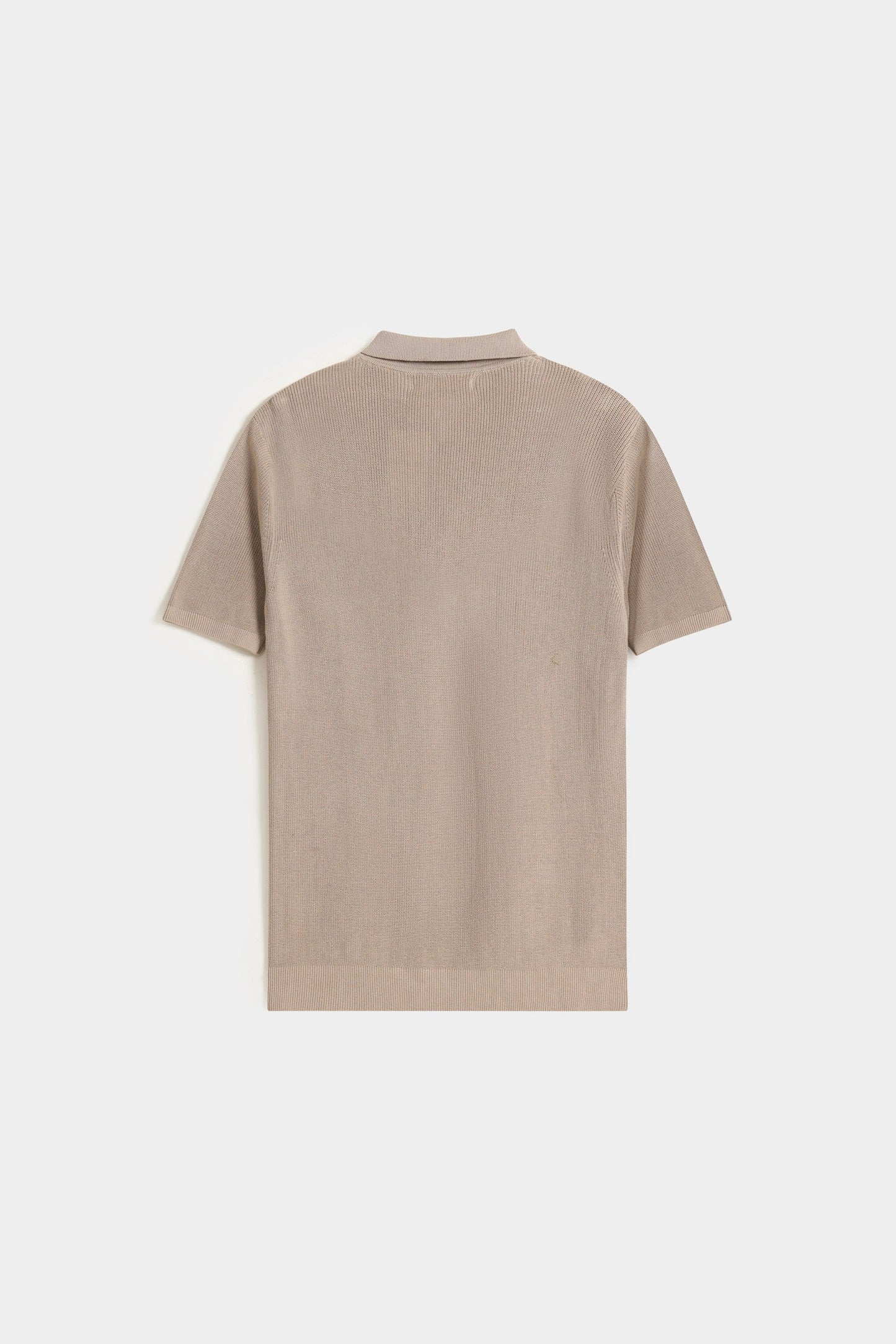 Basic Zipper Polo Shirt