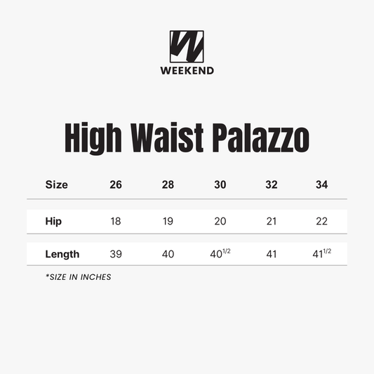 High Waist Palazzo