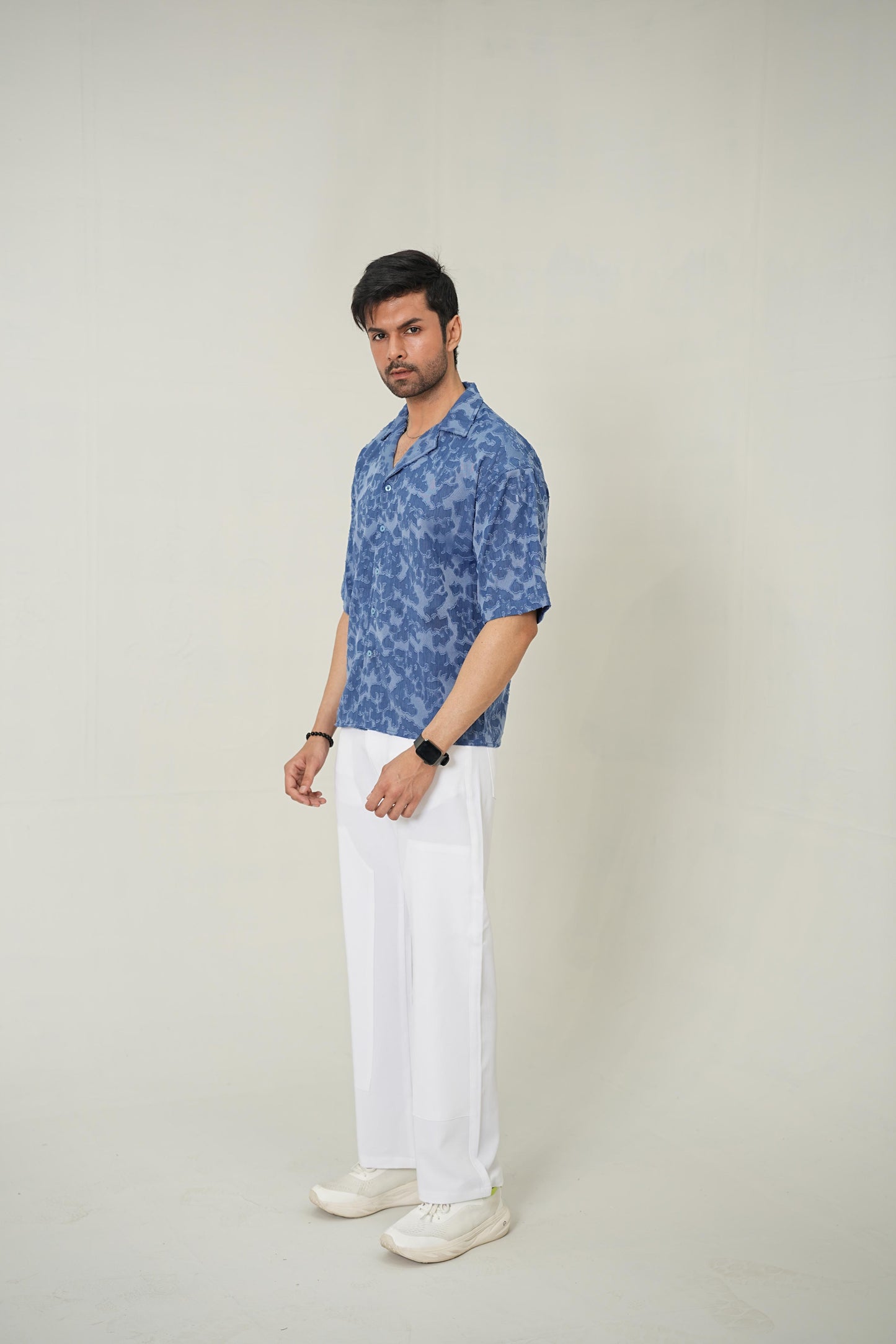 Slate Indigo Resort Set – Premium 2-Piece Co-ord Look