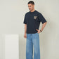 Baroque Monogram Boxy Tee & Wide-Leg Denim Set