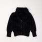Noir Plush Cardigan