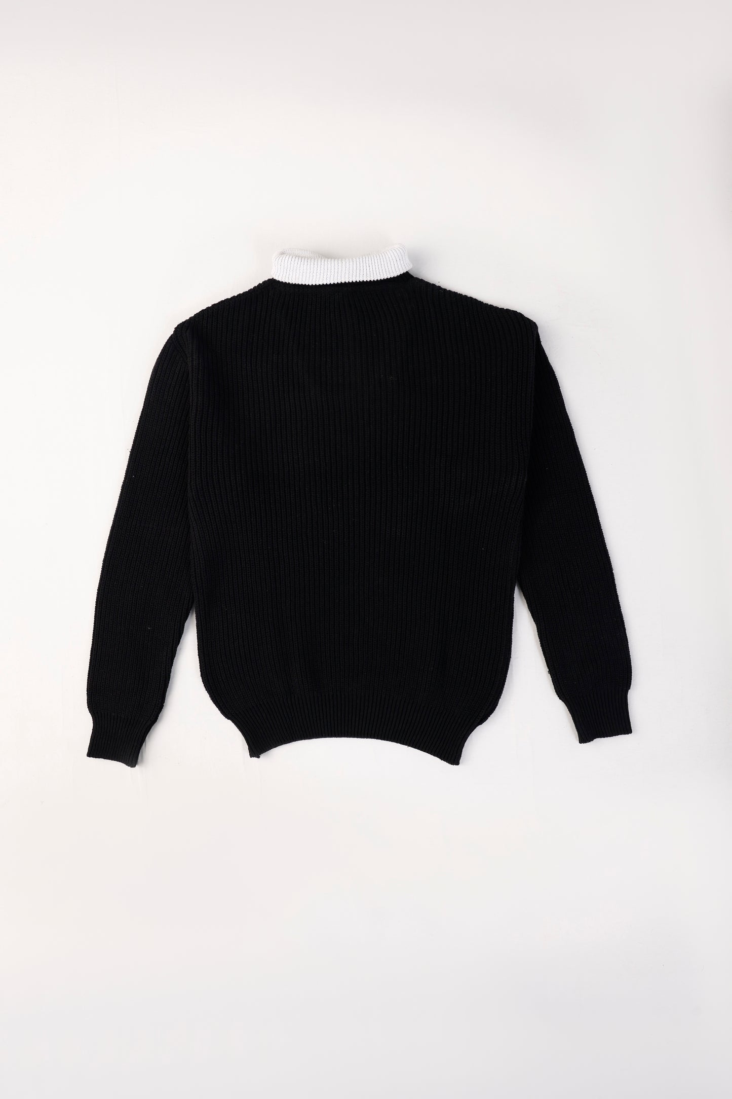 Bi Color Rib Knit