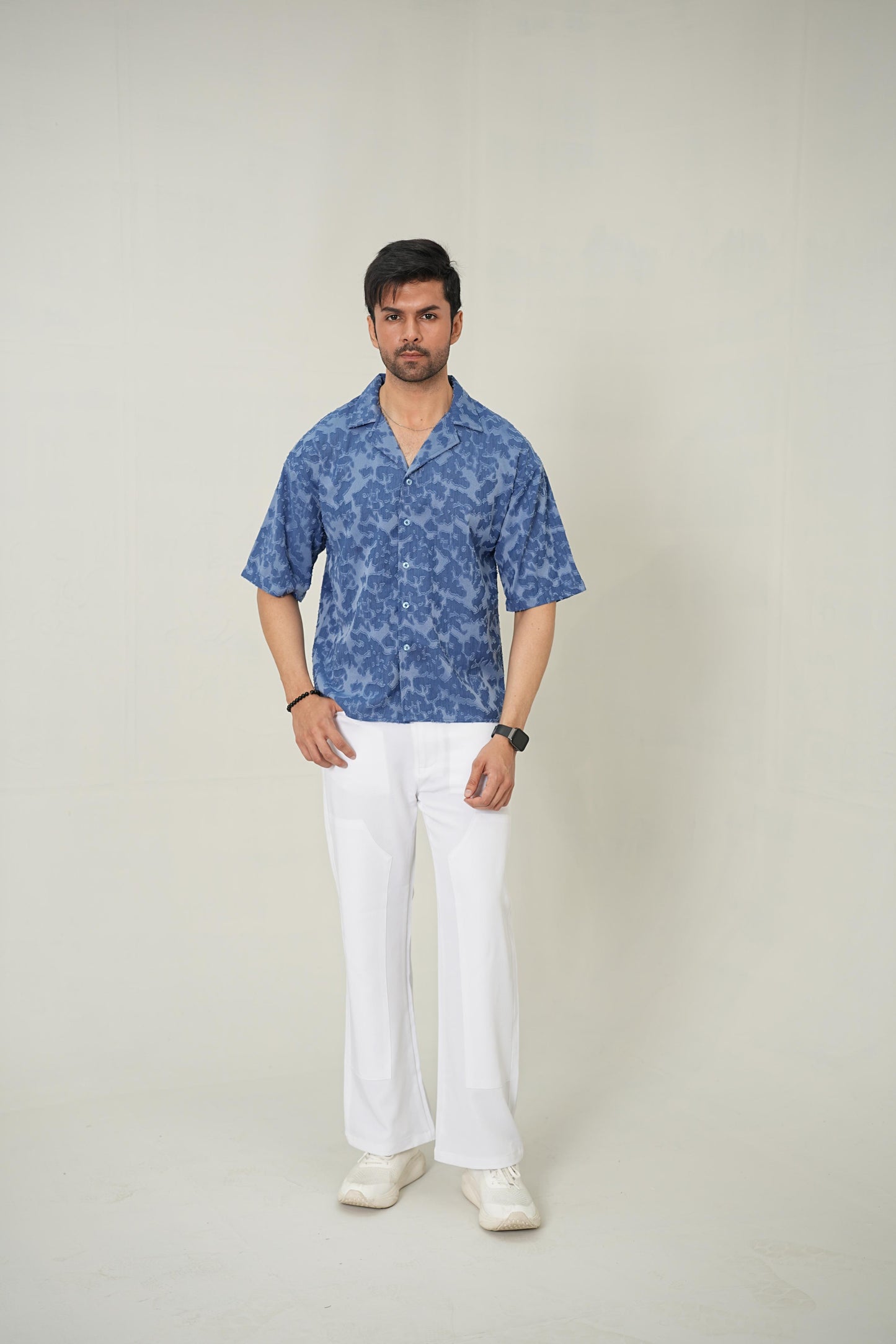 Slate Indigo Resort Set – Premium 2-Piece Co-ord Look