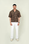 Earthy Cubist Resort Set – Premium 2-Piece Complete Look