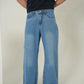 Baroque Monogram Boxy Tee & Wide-Leg Denim Set