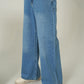 Baroque Monogram Boxy Tee & Wide-Leg Denim Set