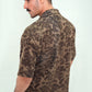 Mocha Cubist Devoré Cuban Shirt