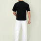 Rhinestone "Weekend" Oversized Tee – Pitch Black