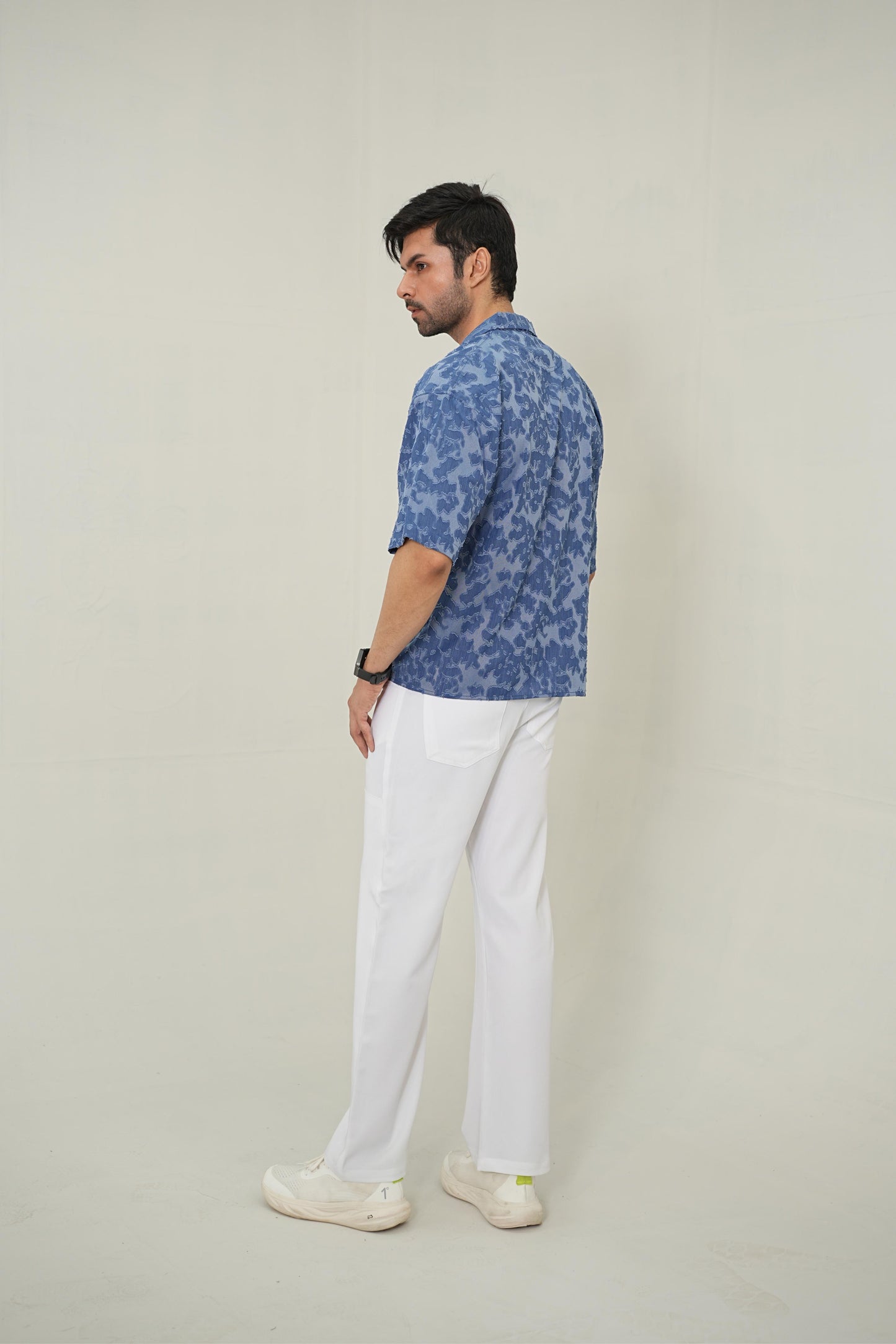 Slate Indigo Resort Set – Premium 2-Piece Co-ord Look