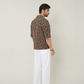 Earthy Cubist Cuban Resort Set – 2-Piece Co-ord
