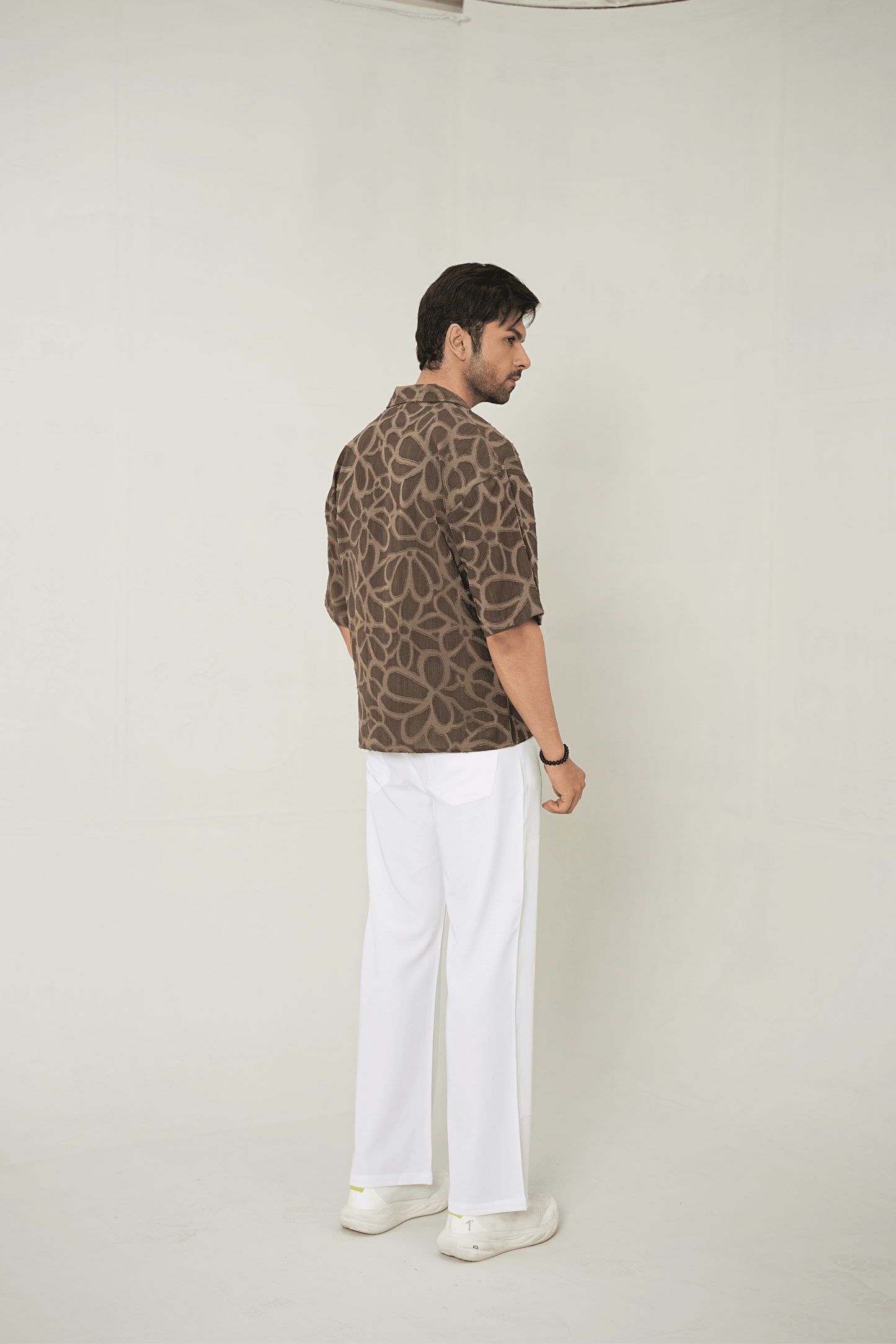 Earthy Cubist Cuban Resort Set – 2-Piece Co-ord