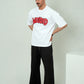 Men's Off-White "Weekend" Graffiti Graphic Tee – Premium Heavyweight Boxy Fit