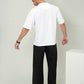 Men's Off-White "Weekend" Graffiti Graphic Tee – Premium Heavyweight Boxy Fit