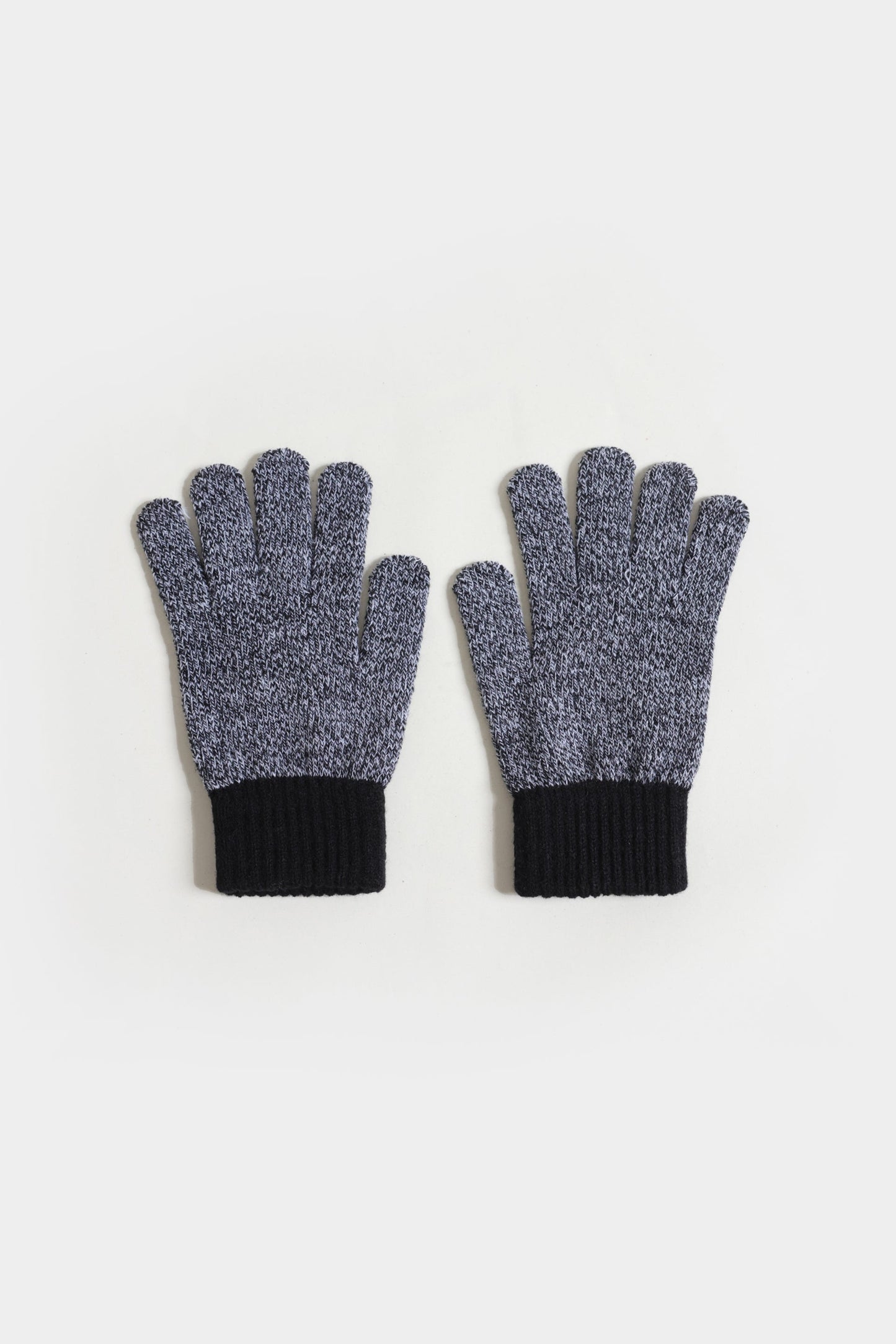 Knitted Contrast Gloves
