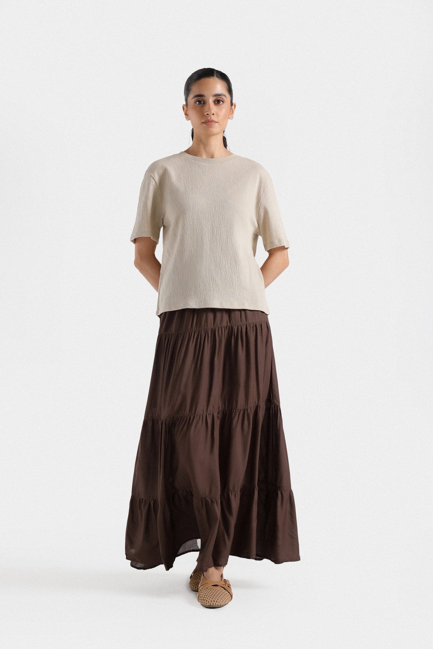 Tiered maxi Skirt