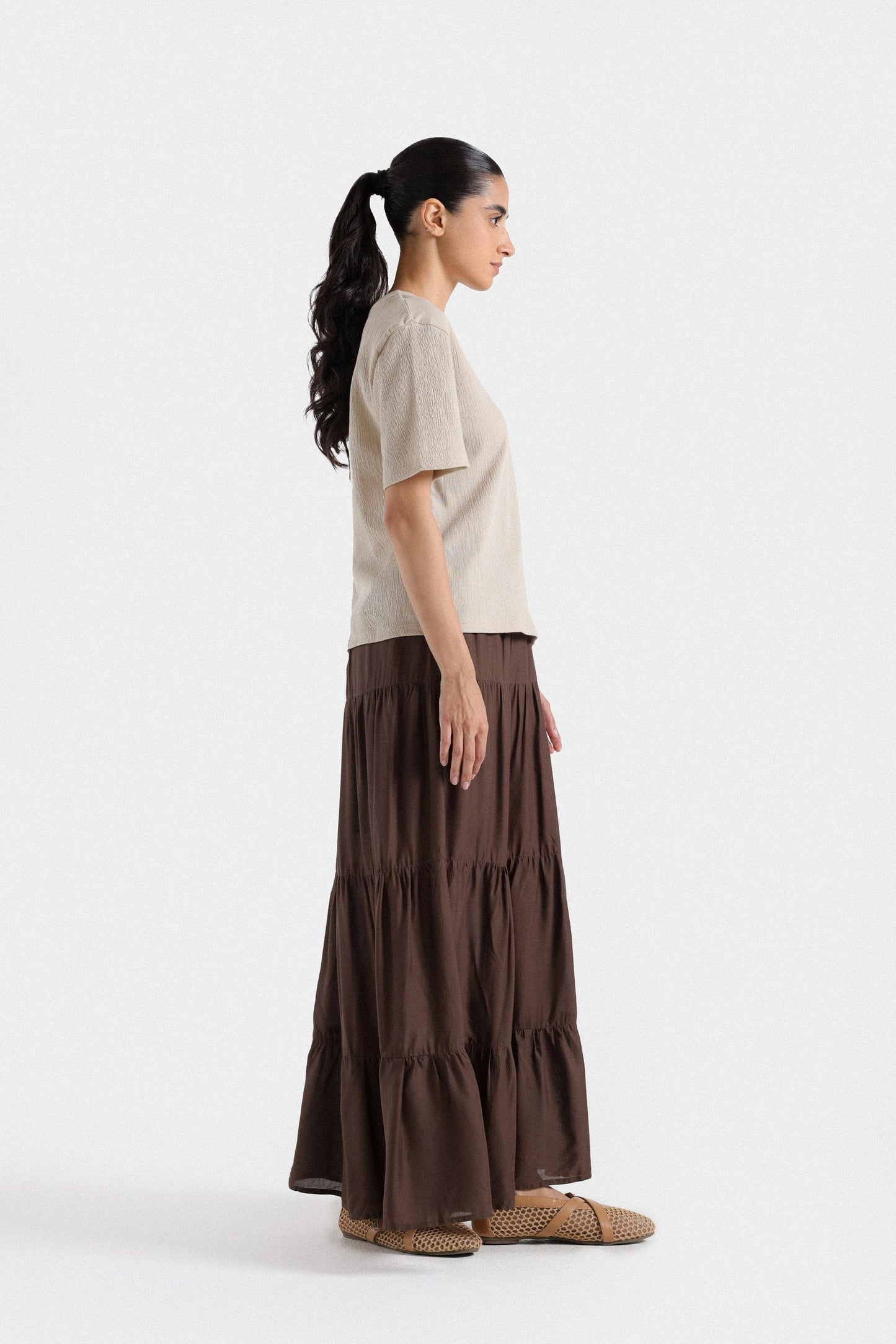 Tiered maxi Skirt