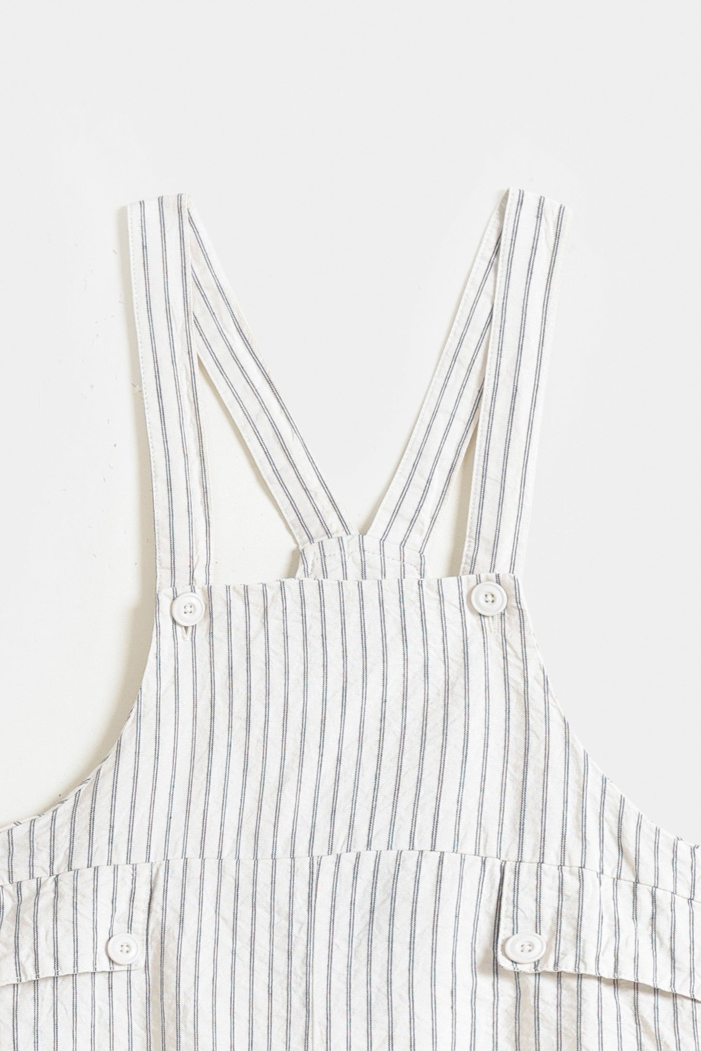Woven Striped Dungaree