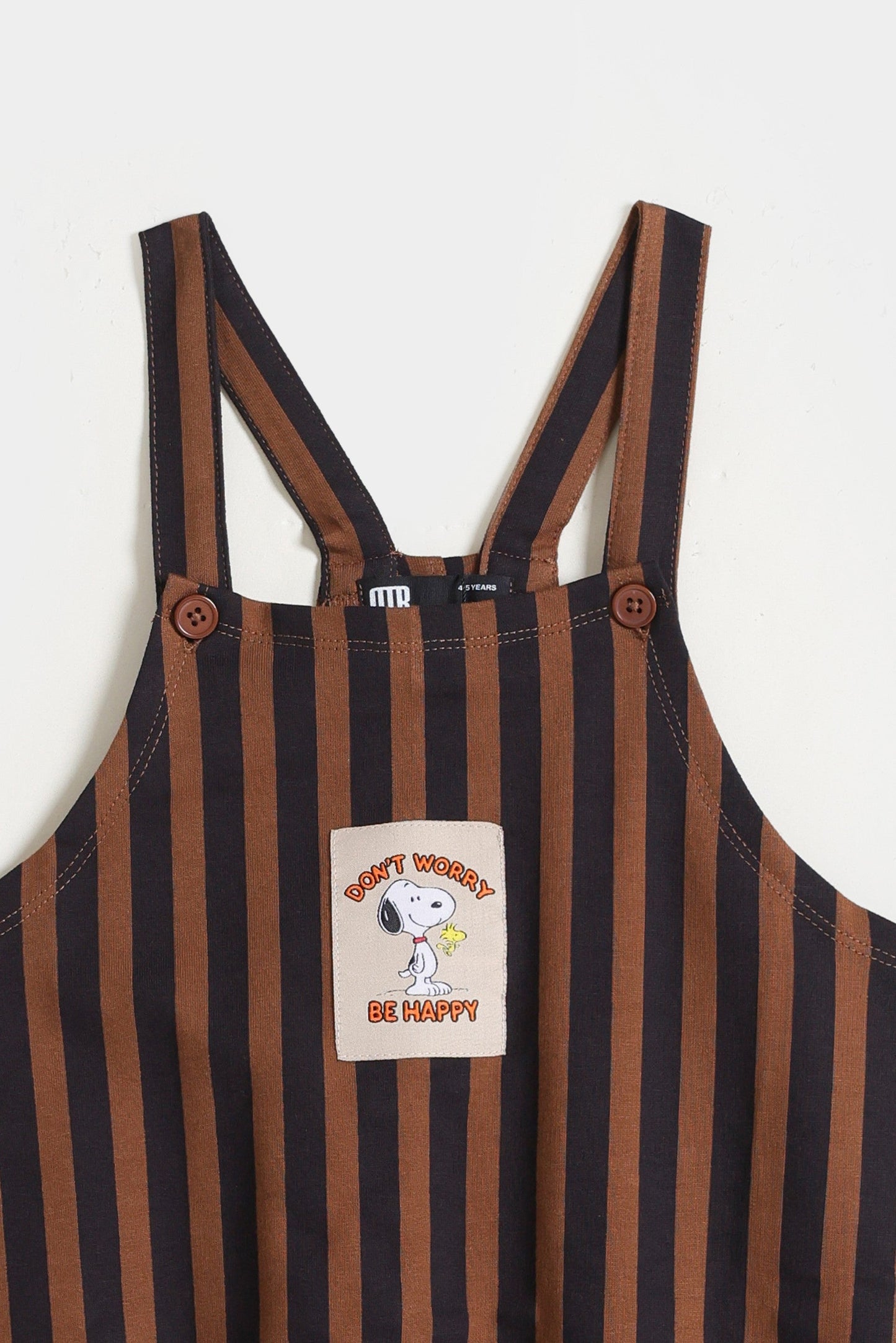 Character Label Knit Dungaree