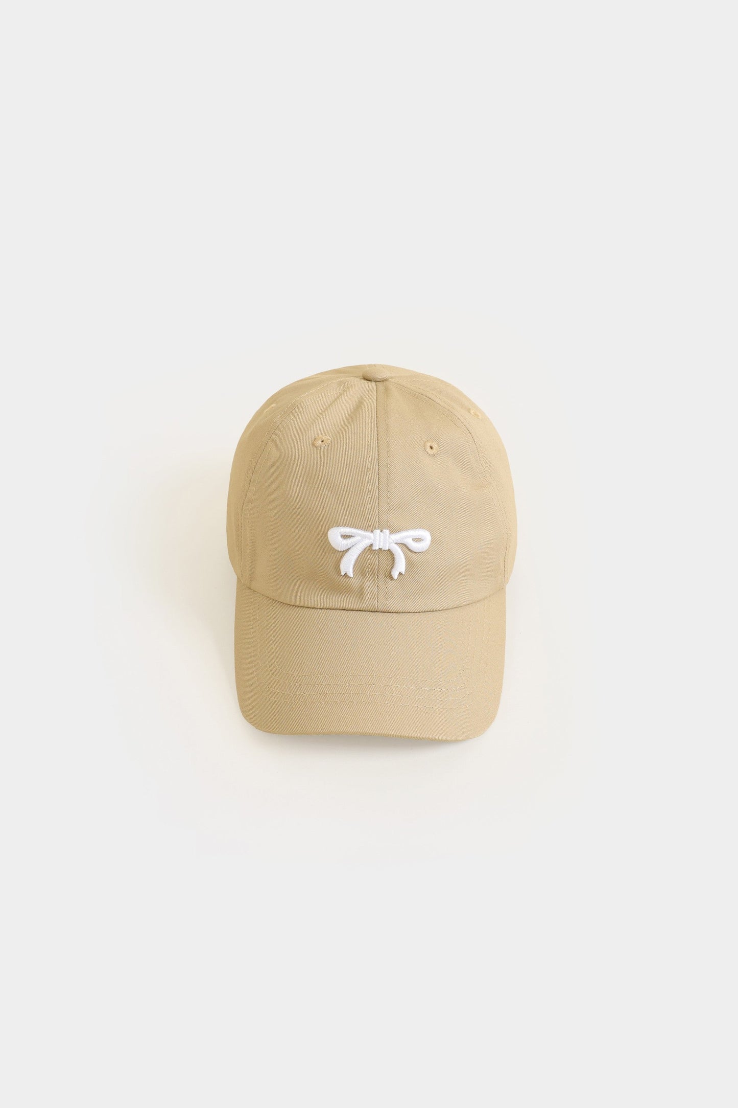 Embroidered Bow P-Cap