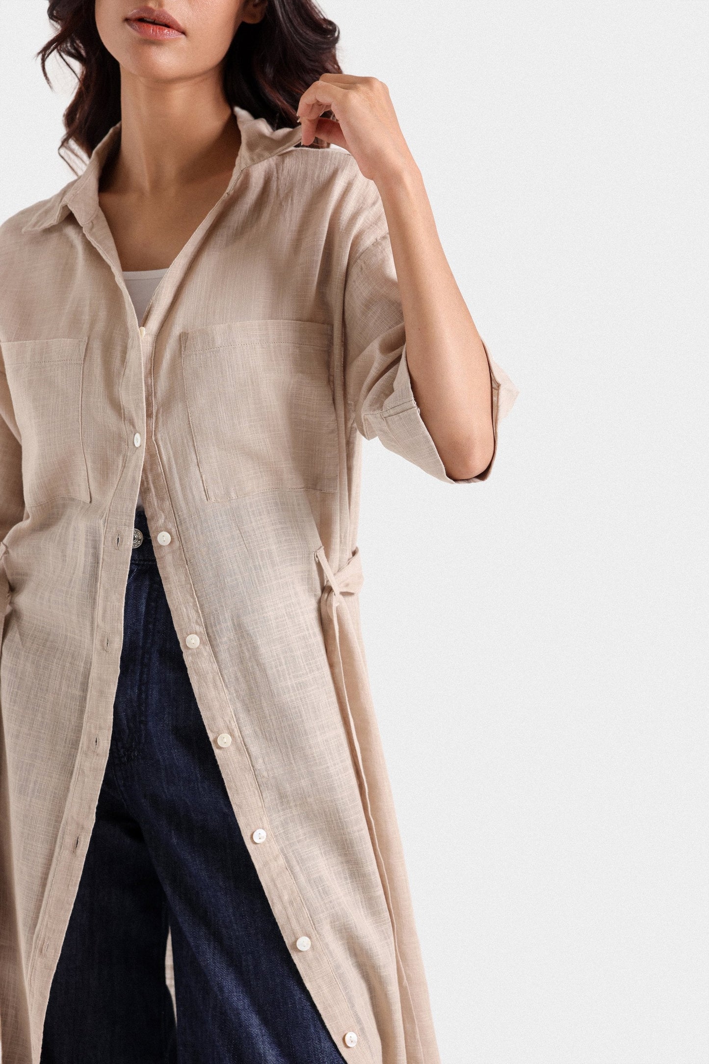 Button Through Dress