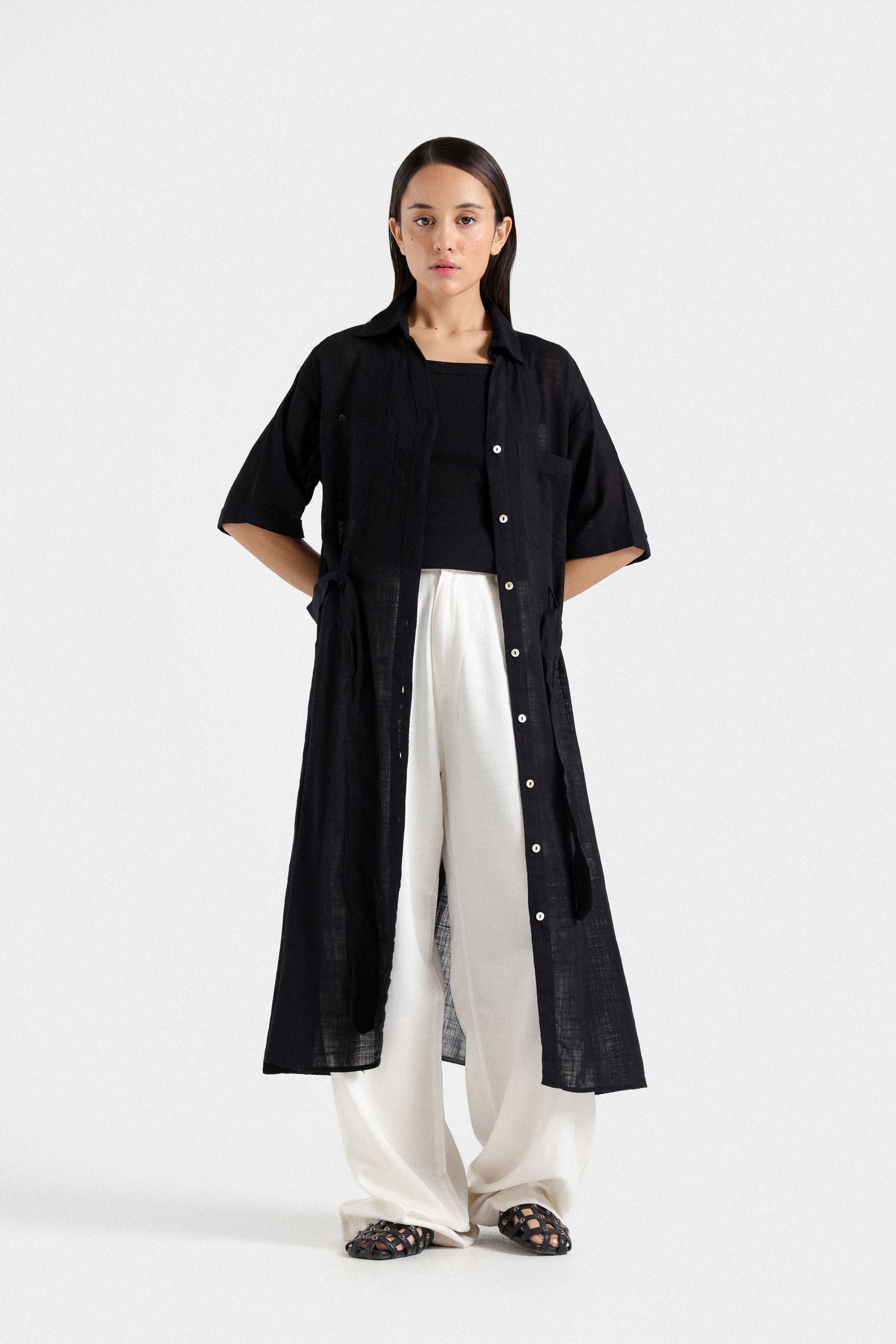 Button Through Dress