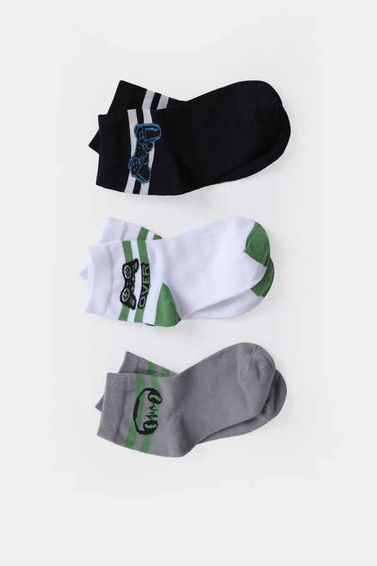 Pack of 3-Ankle socks