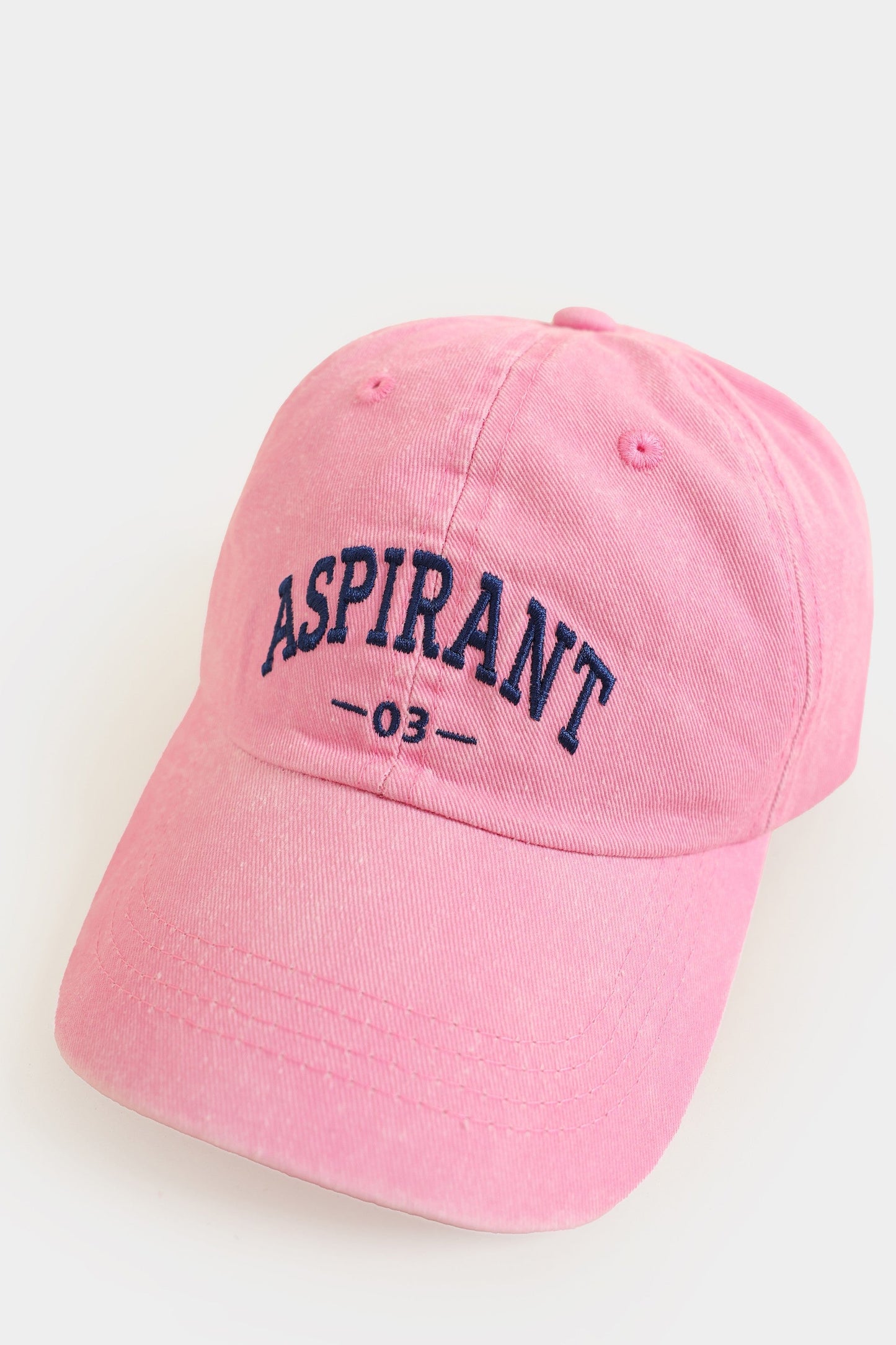 Slogan Embroidered P-Cap