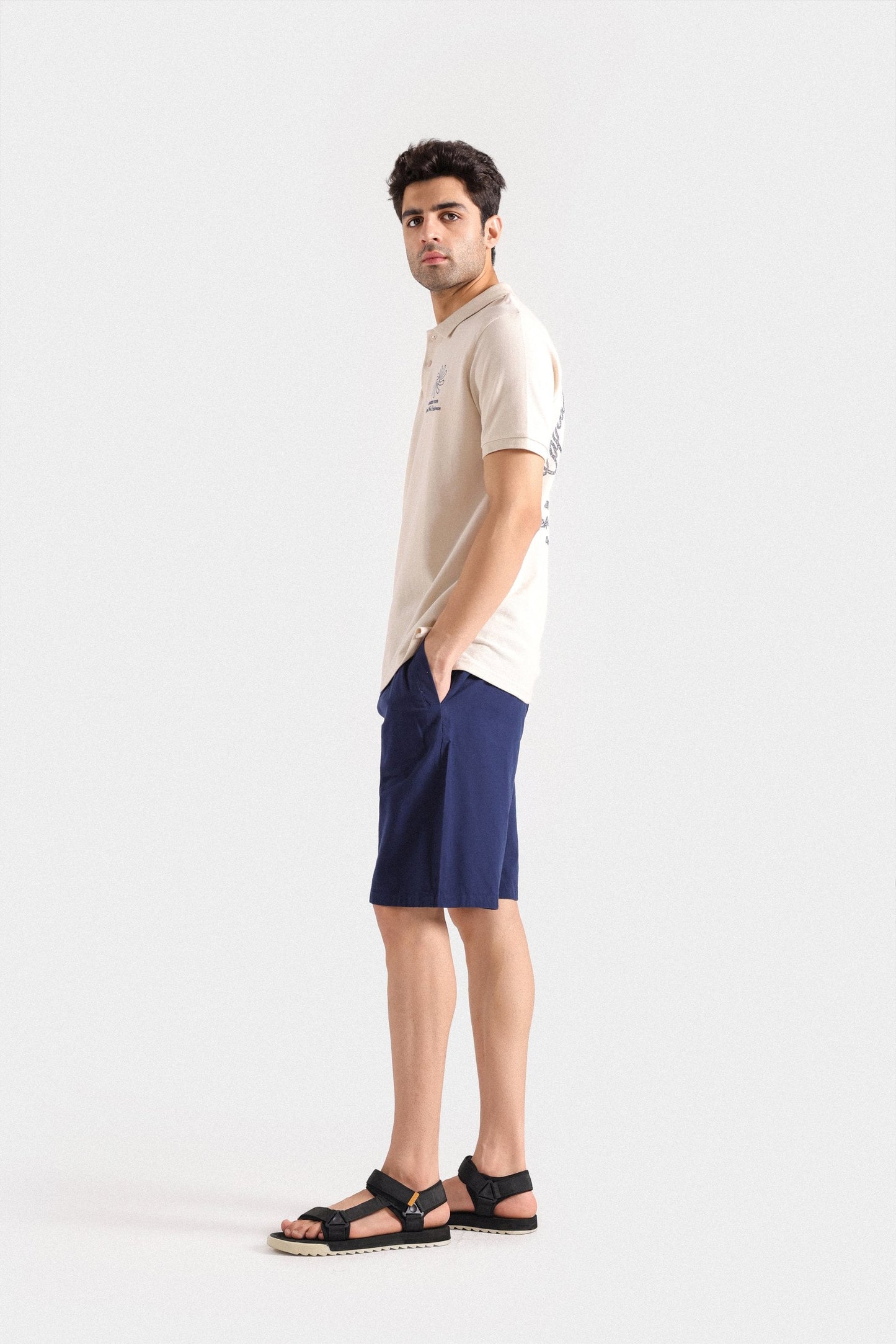 Loose Pleated Shorts