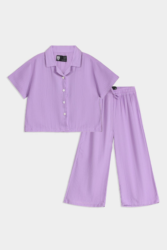 Creased-Effect Co-Ord Set