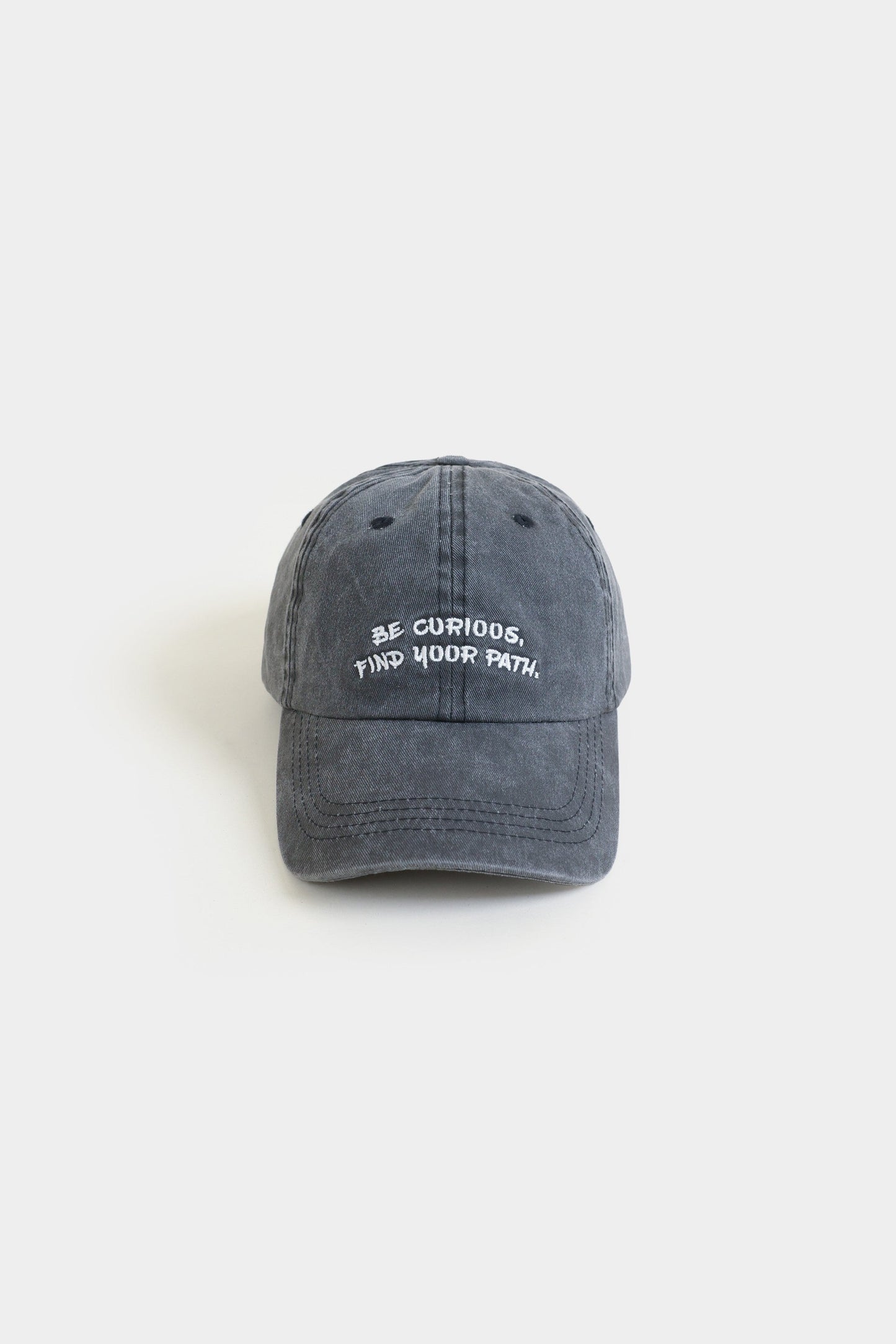 Denim Embroidered P-Cap