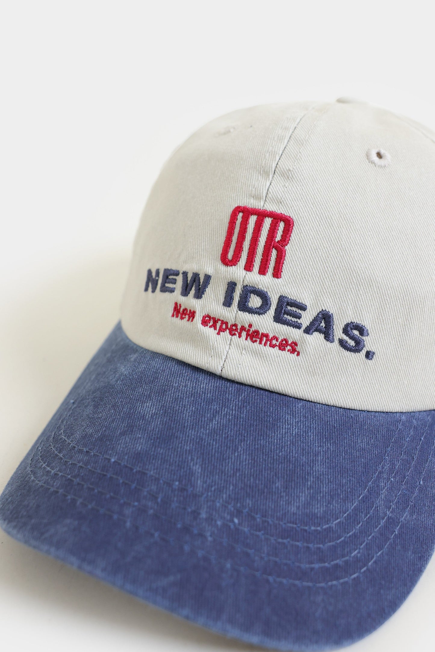 Color Block Embroidered P-Cap