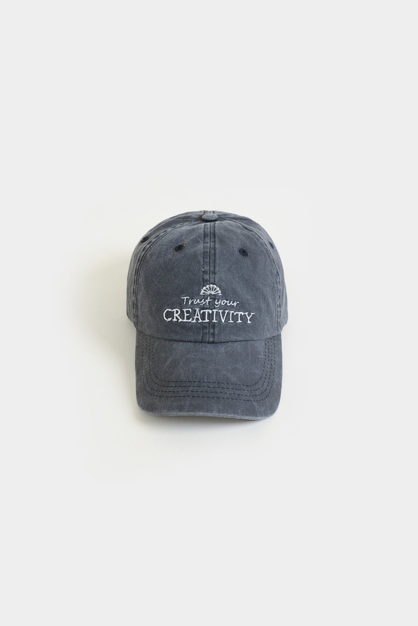 Denim Slogan P-Cap