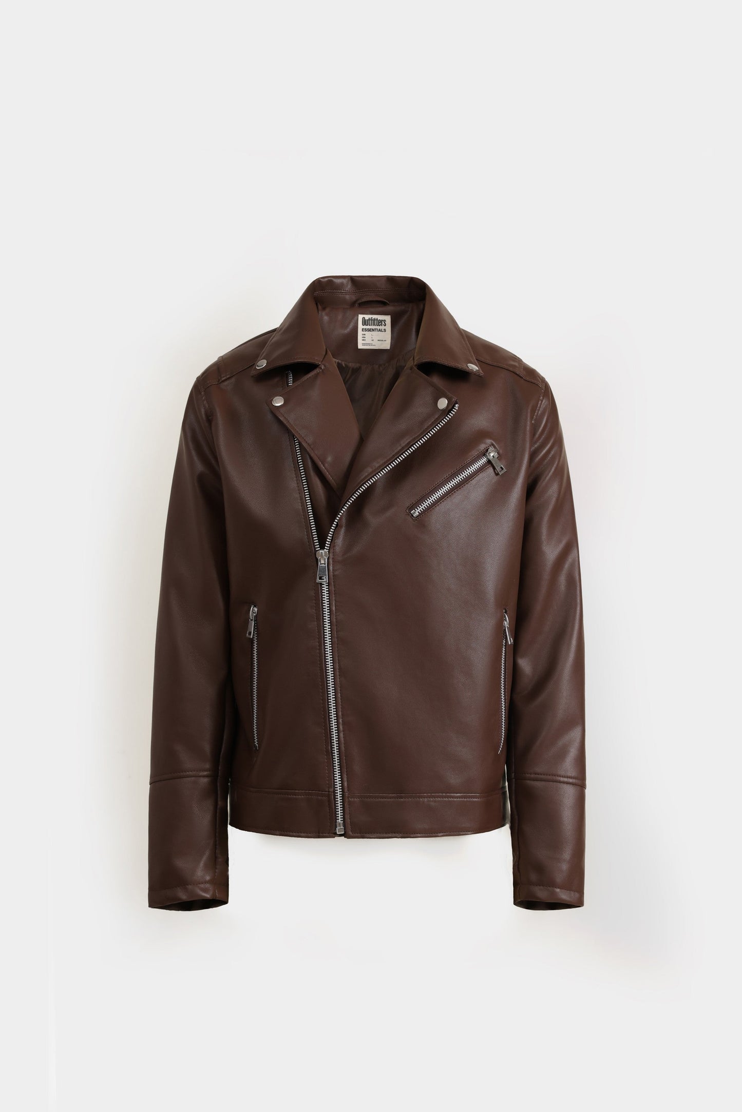 Faux Leather Biker Jacket