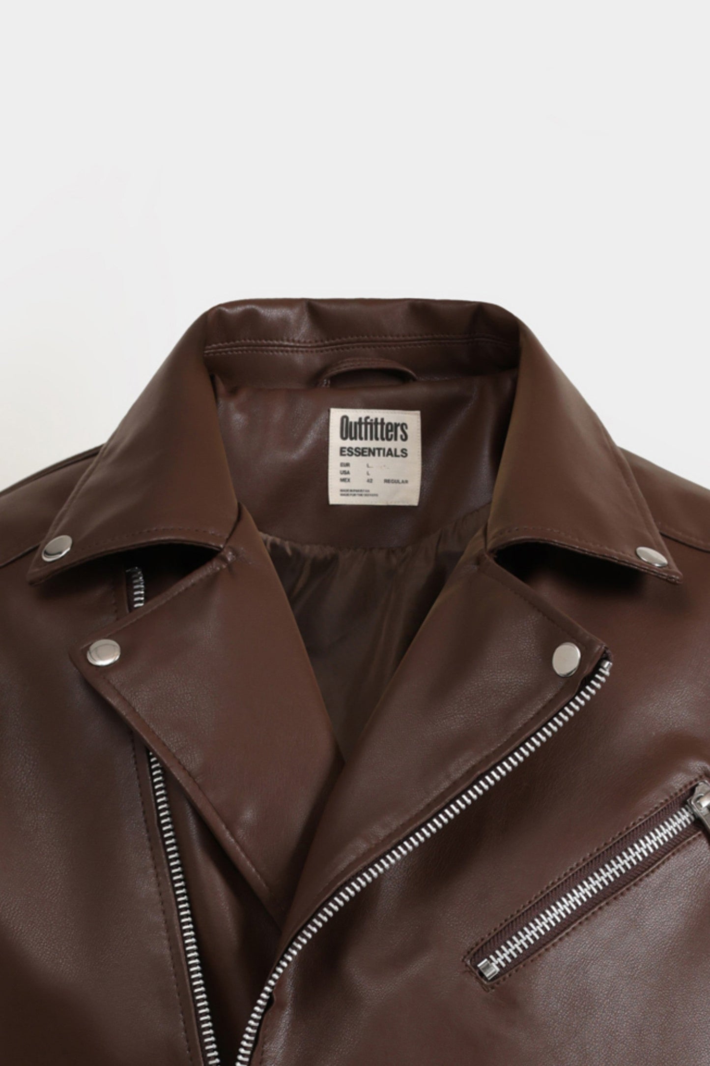 Faux Leather Biker Jacket