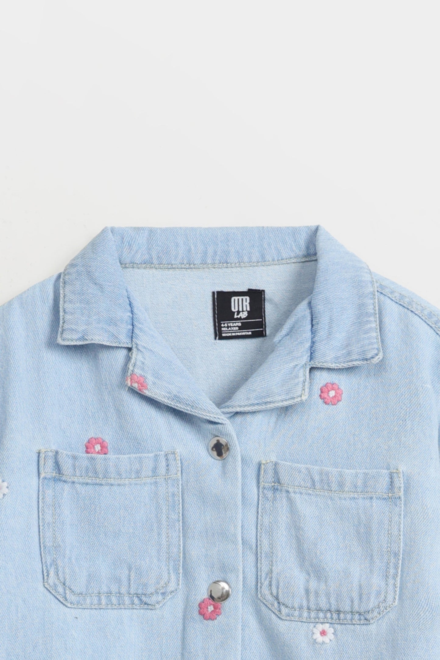 Embroidered Denim Shirt