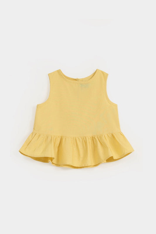 Cropped Sleeveless Tunic Top