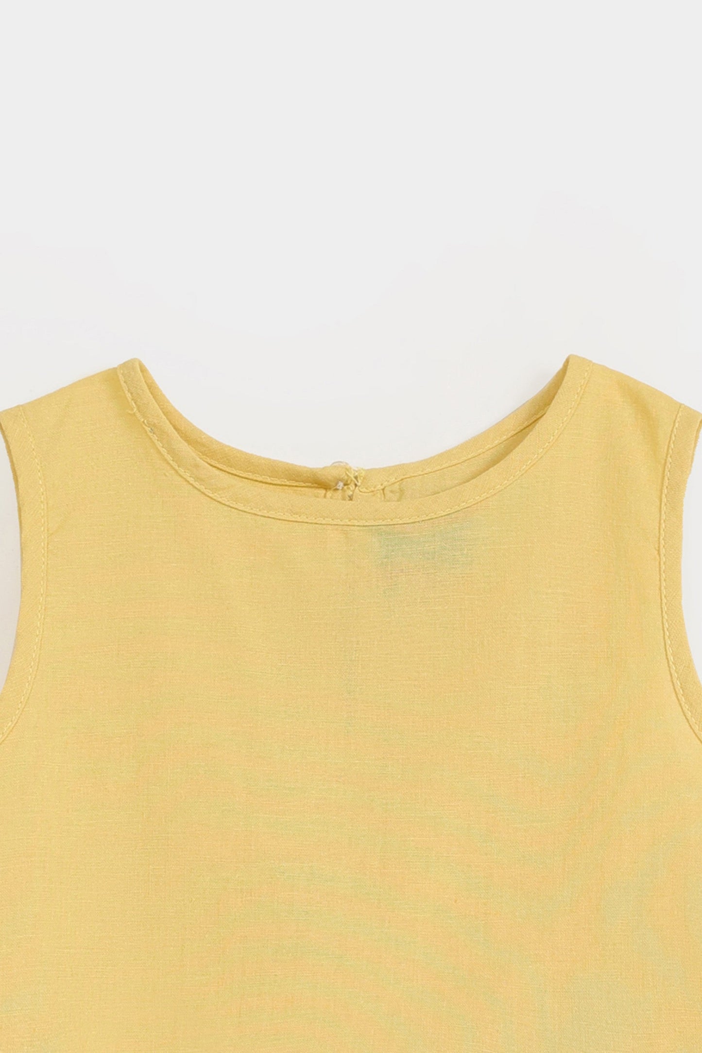 Cropped Sleeveless Tunic Top