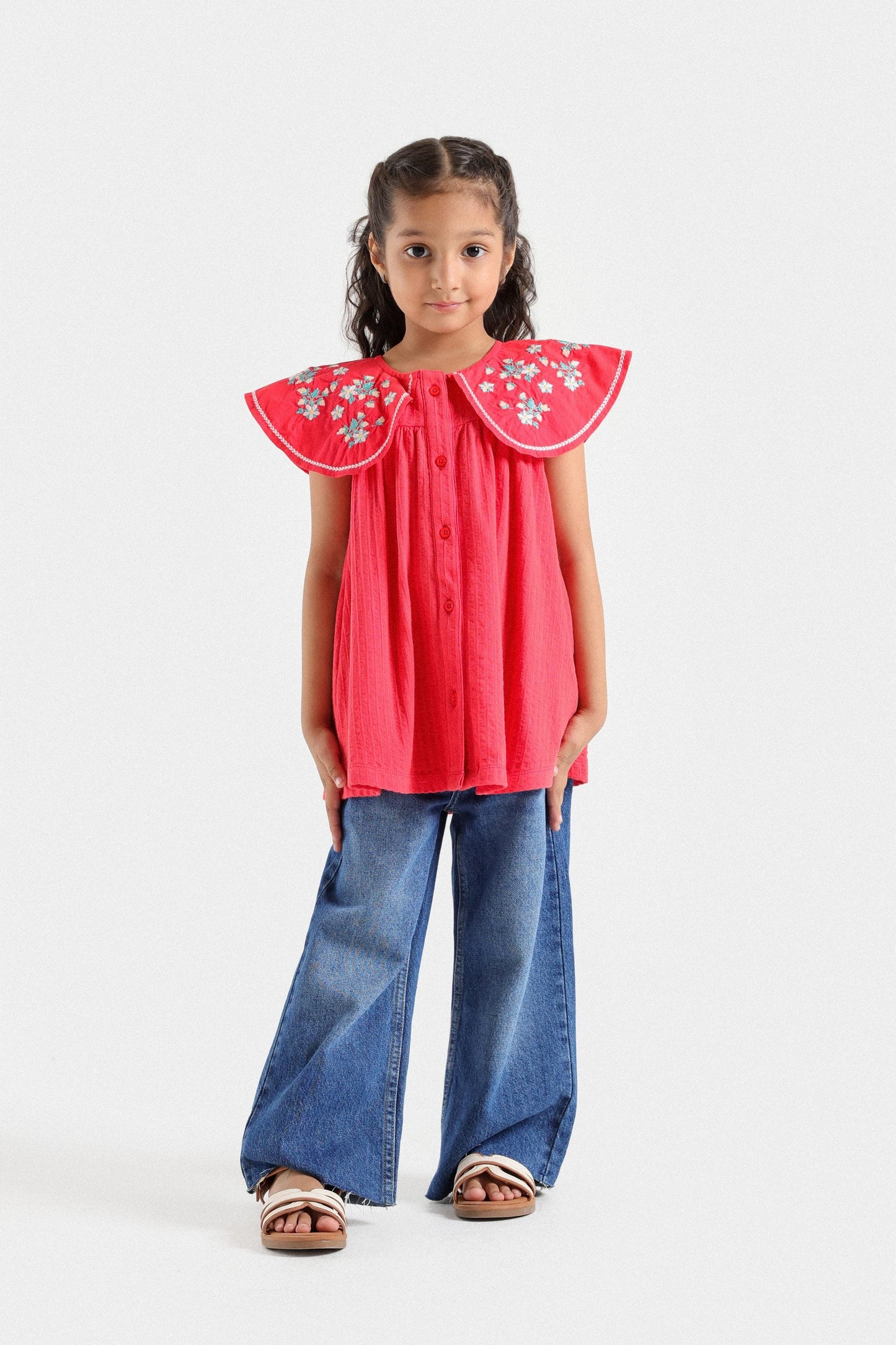 Floral Embroidered Top