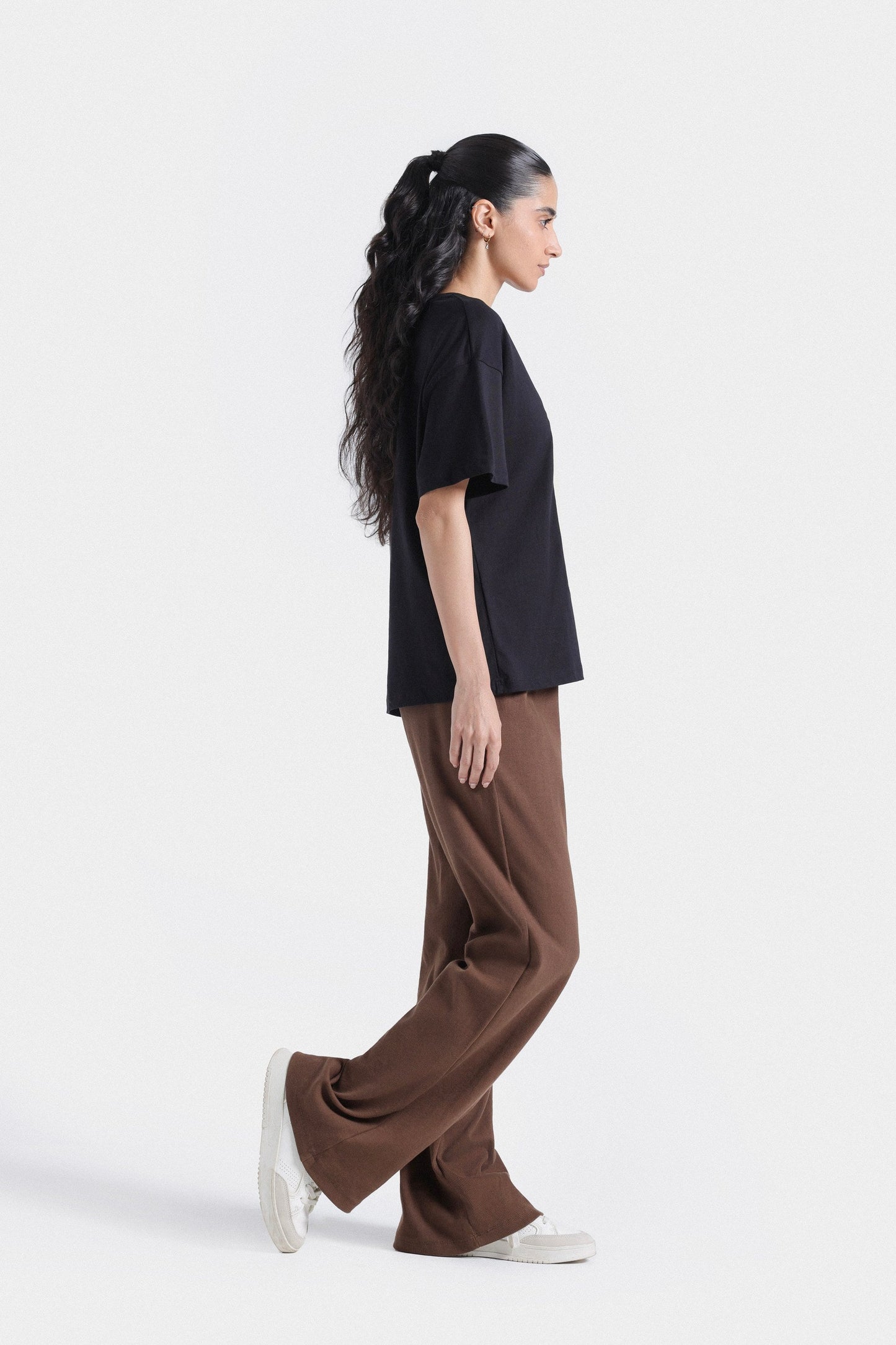 Basic Flared Trousers