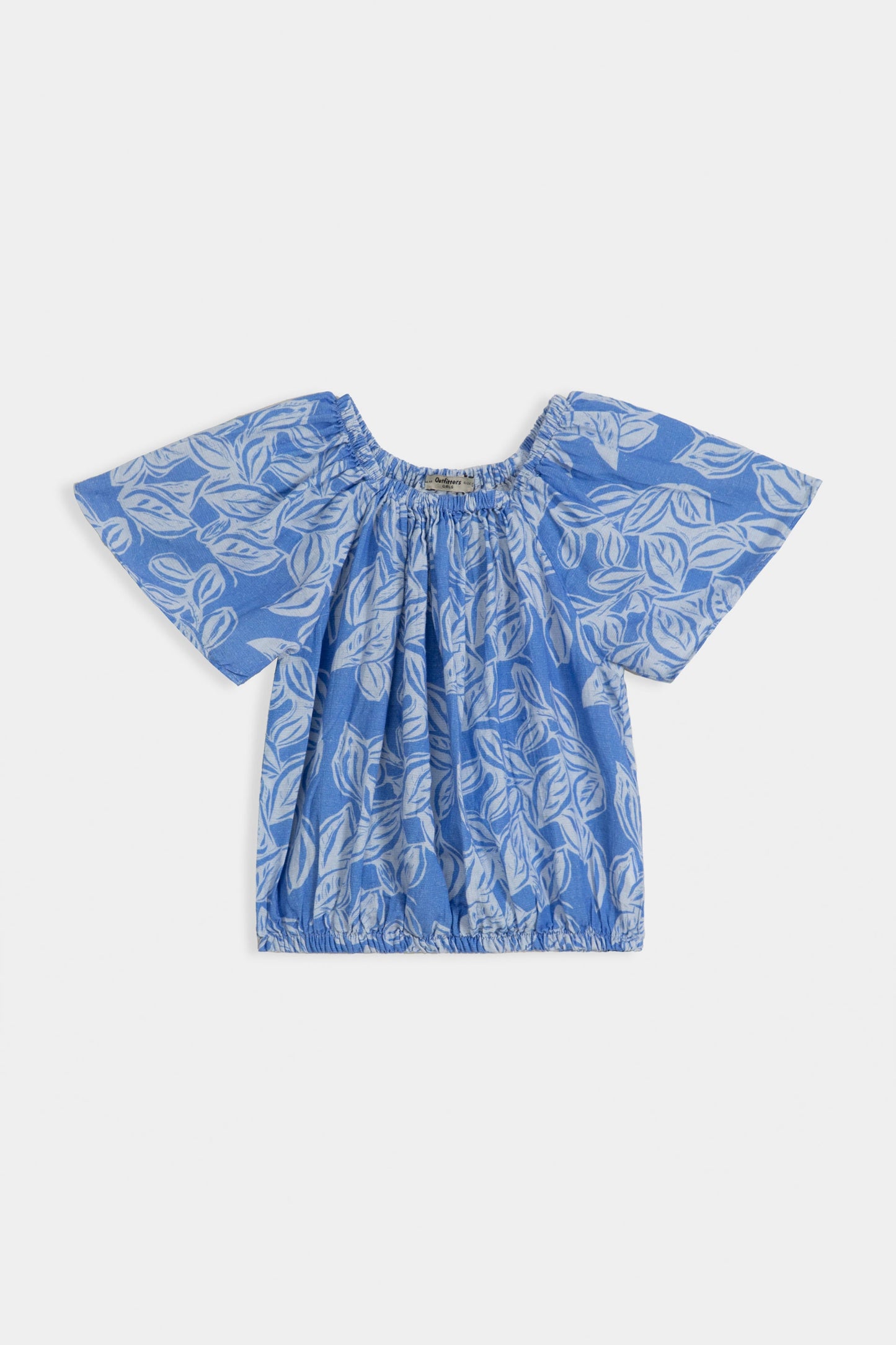 Elasticated Square Neckline Blouse