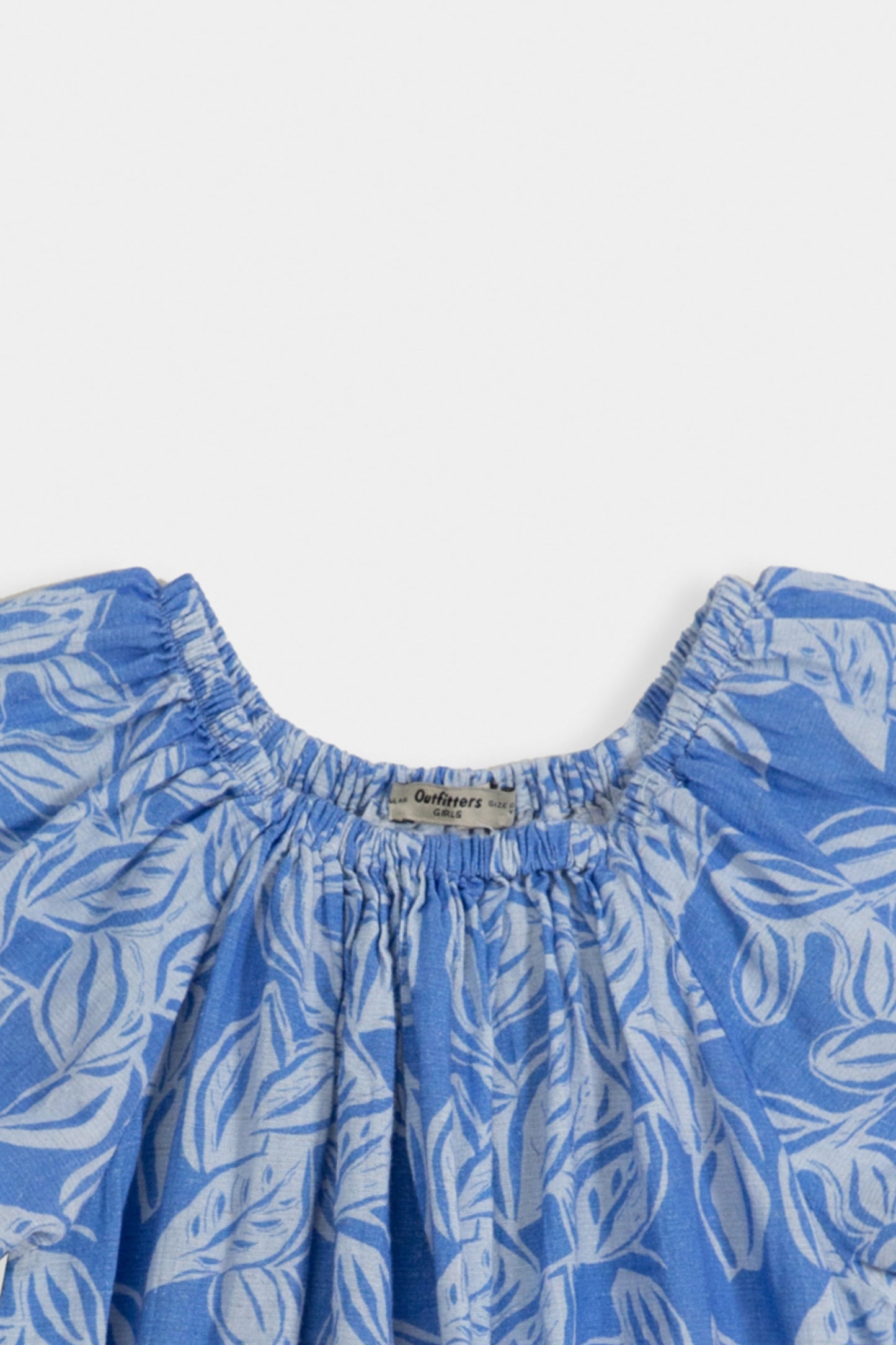 Elasticated Square Neckline Blouse