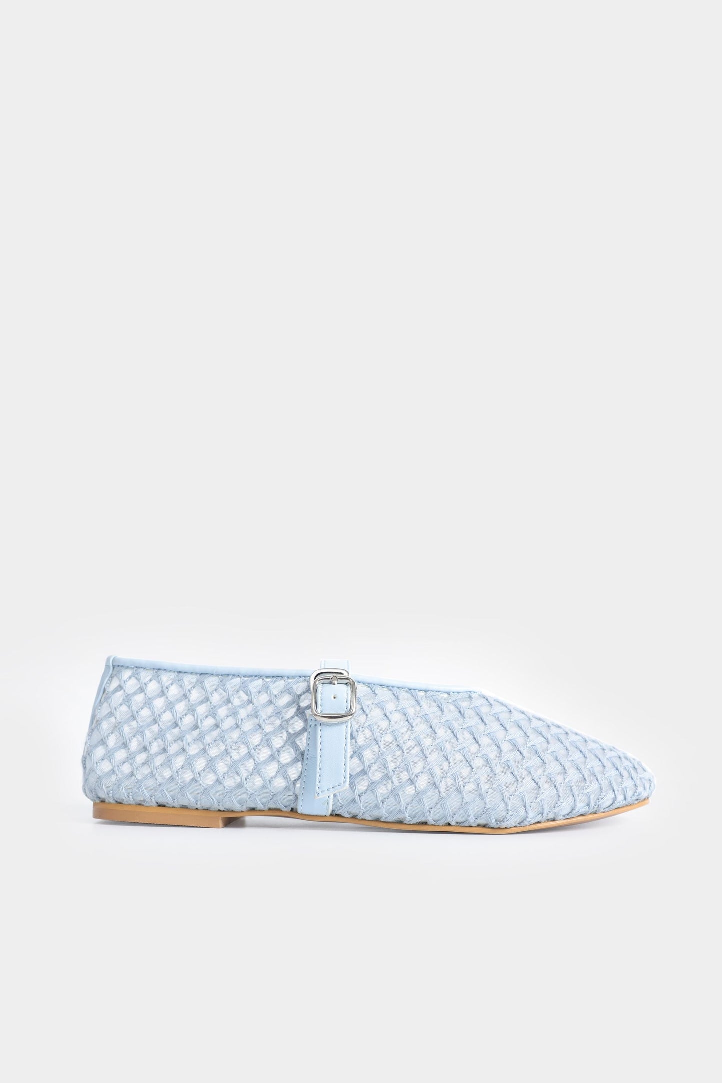 Braided Mesh Ballet Flats