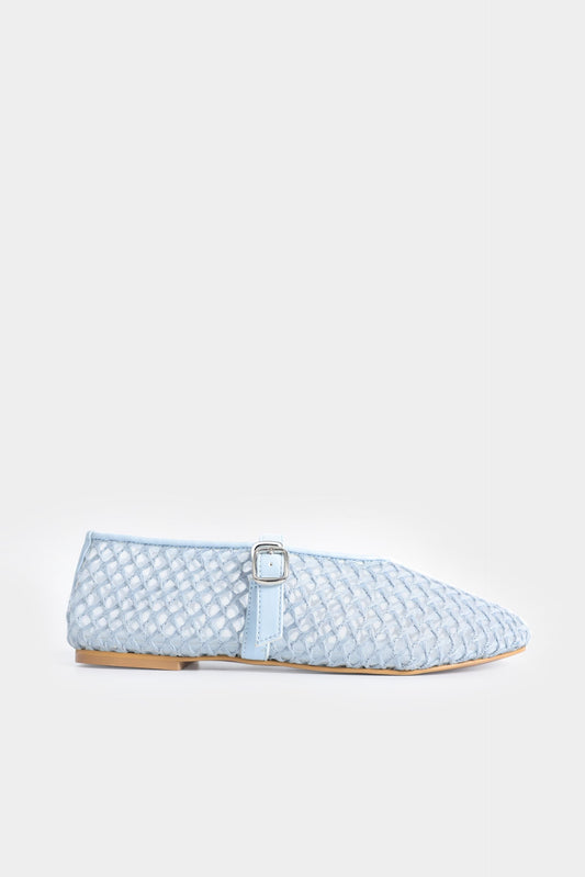 Braided Mesh Ballet Flats