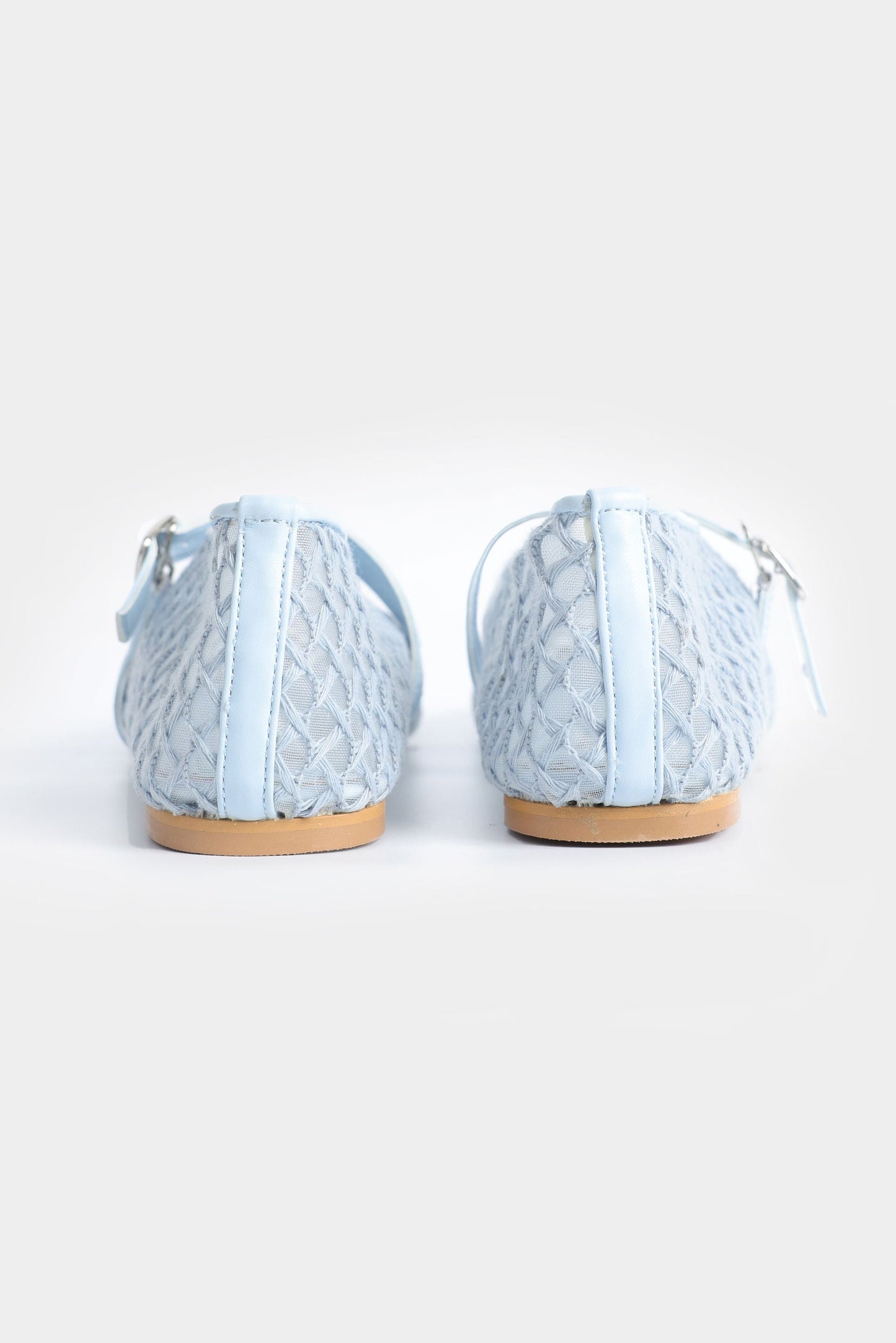 Braided Mesh Ballet Flats