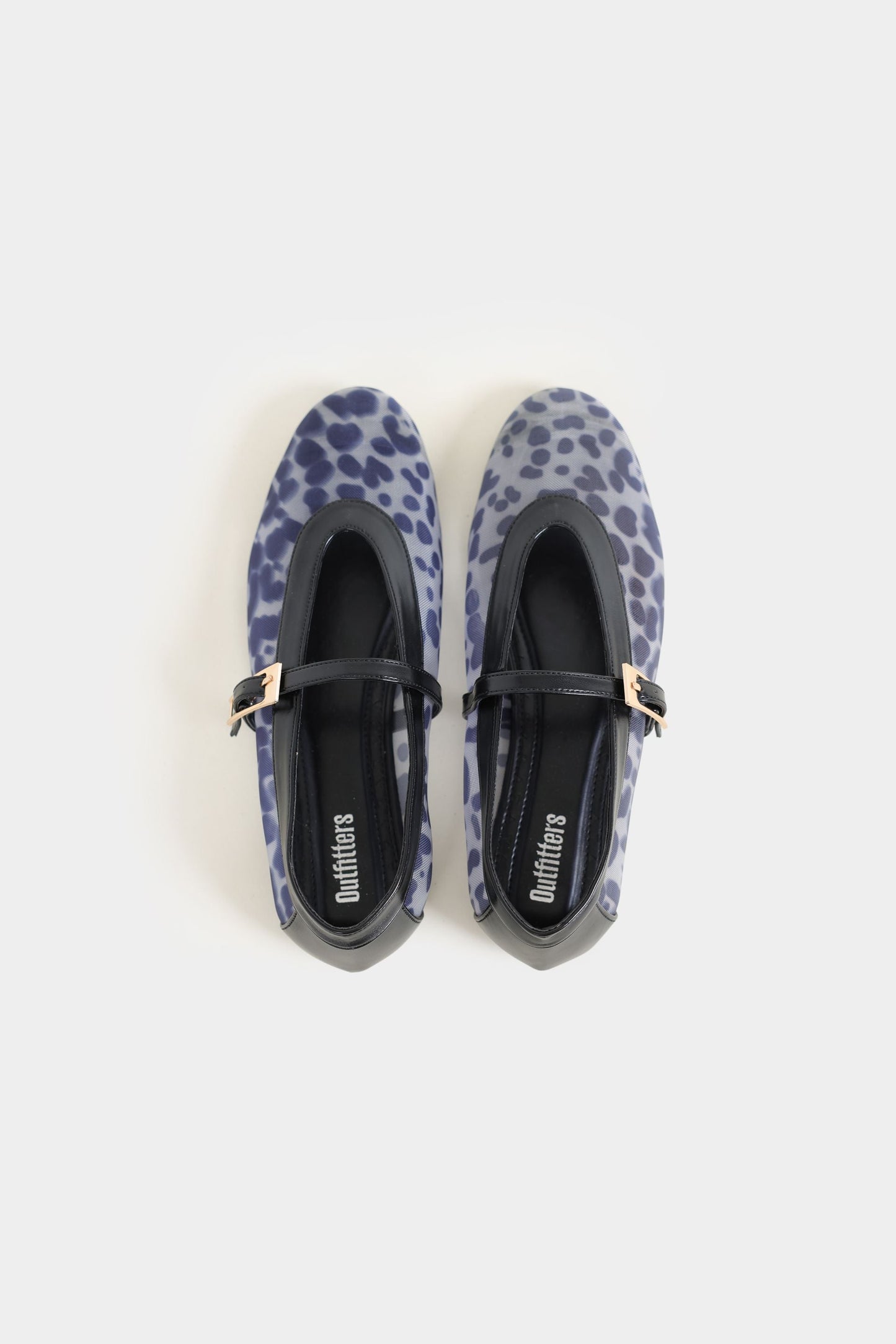 Leopard Mesh Mary Jane
