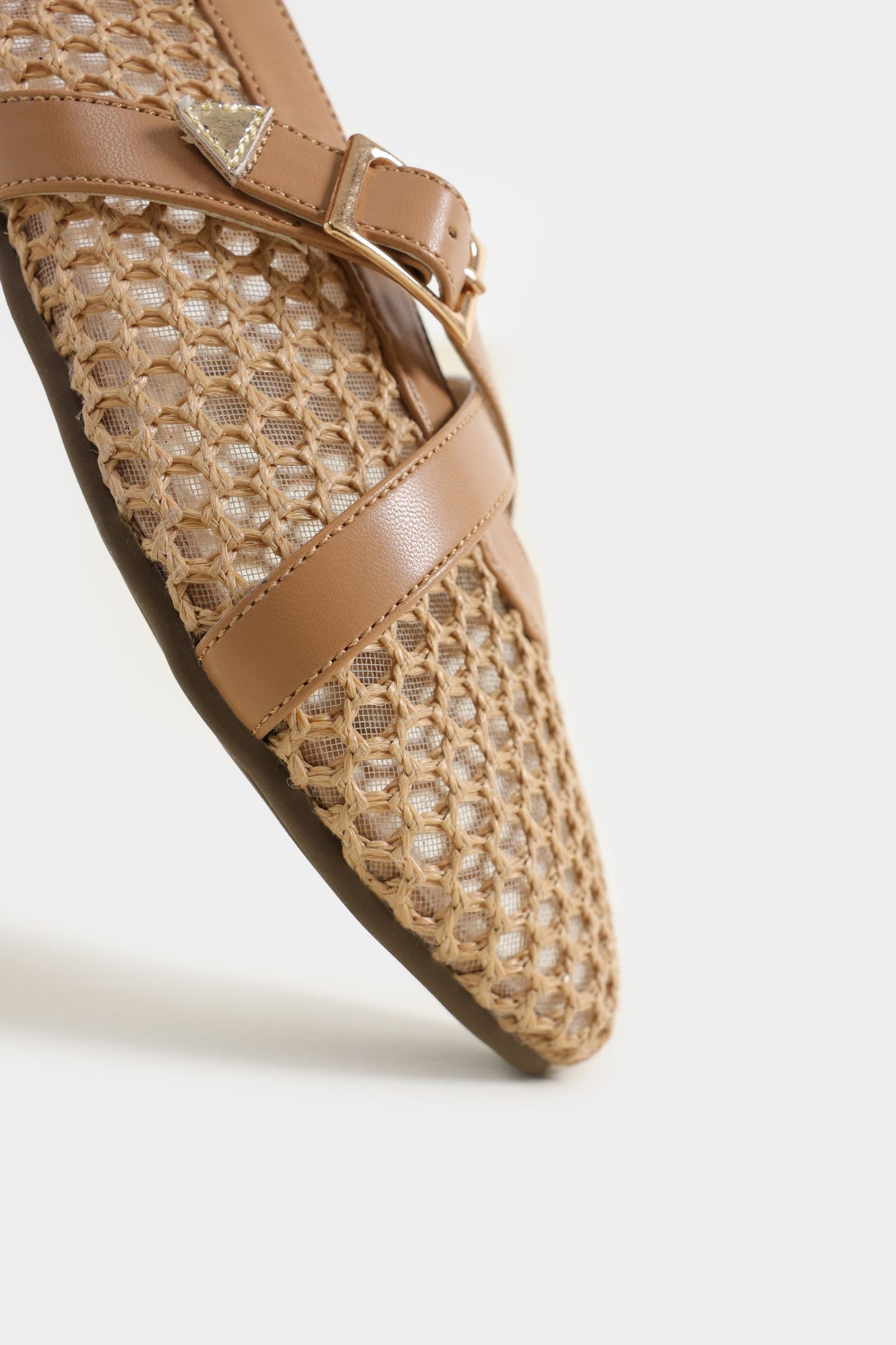 Braided Mesh Ballet Flats