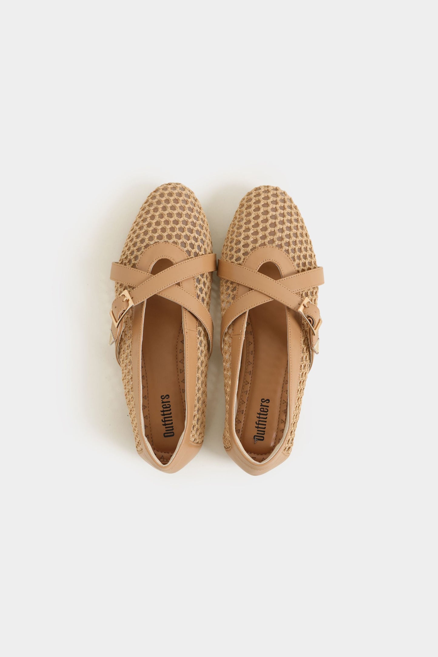 Braided Mesh Ballet Flats